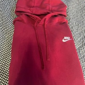 red nike hoodie